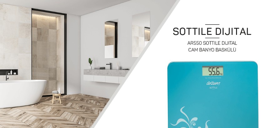 Arzum%20SOTTİLE%20DİJİTAL%20CAM%20BANYO%20BASKÜLÜ%20-%20MAVİ%20AR550M